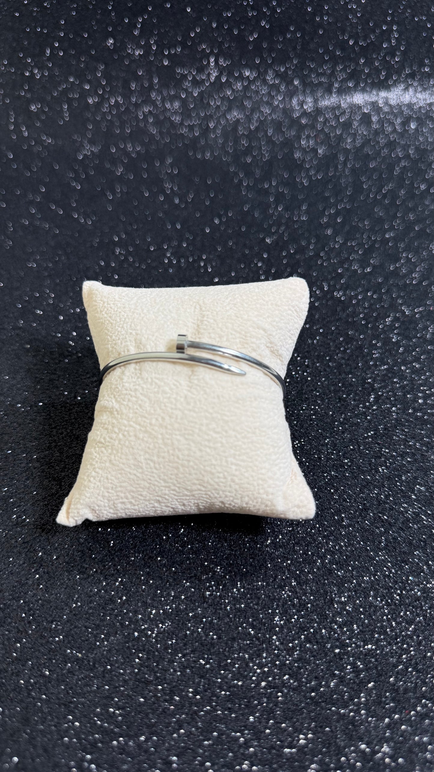 Bracelet Clou fin Argent (flexible)